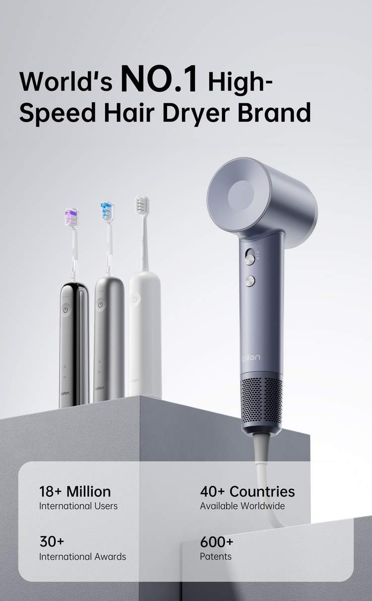 Laifen - World's NO.1 High-speed hair dryer brands: 18+ million international users, 40+ countries, 600+ patents, 30+ international awards