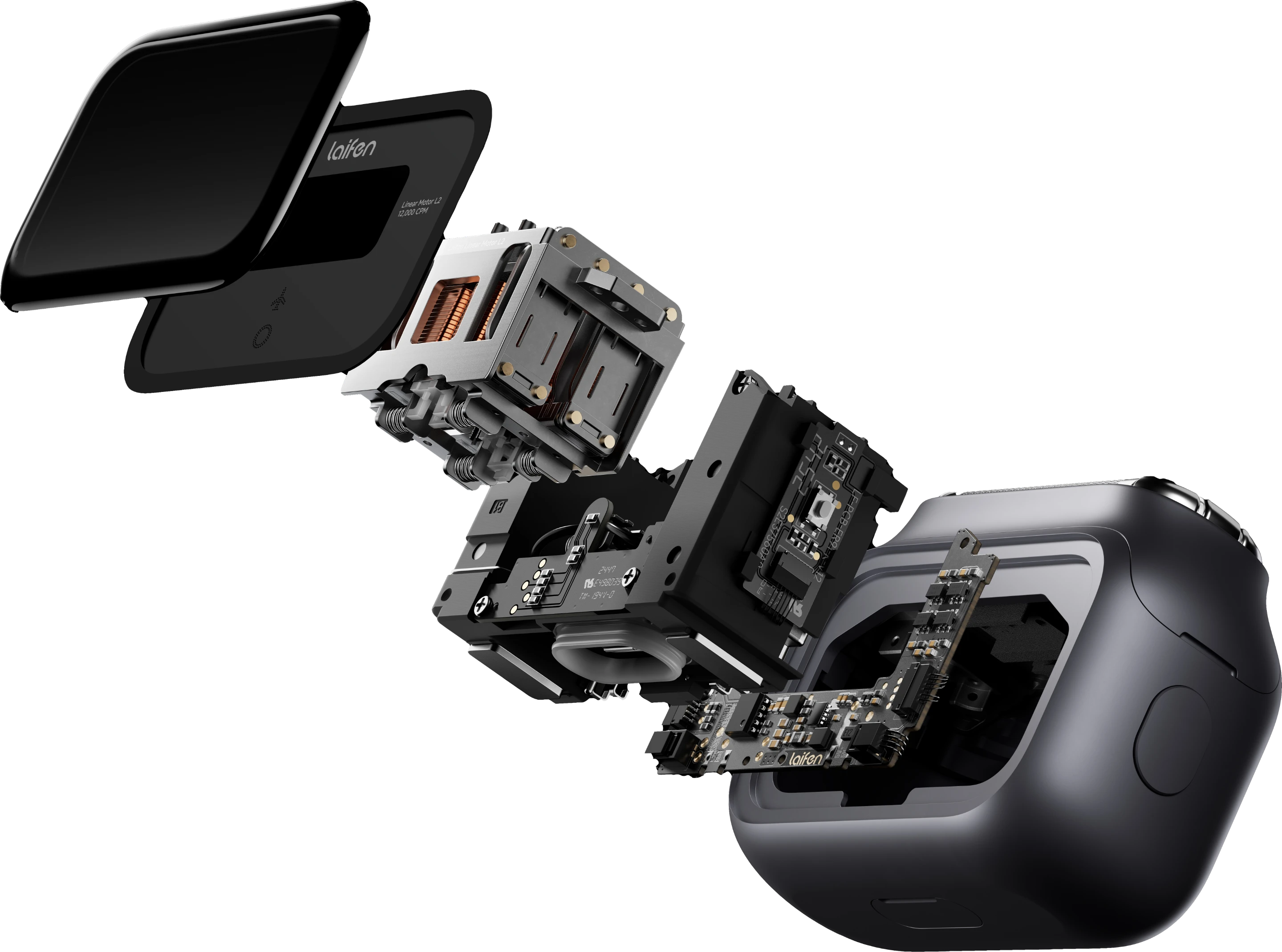 Laifen P3 Pro 高效能摩打，摩打壽命長達 500 小時，可使用約 40 年，卓越品質極致耐用。