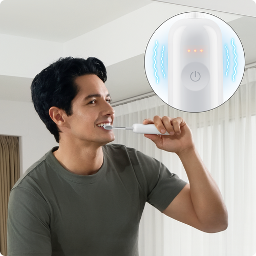 Laifen Wave Pro 電動牙刷智慧壓力感應能即時提示，避免過度用力，讓每一次刷牙都輕鬆安全。