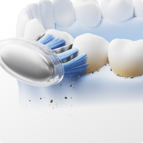 Laifen Wave Pro 電動牙刷的掃震一體技術，靈感源自科學貝氏刷牙法，每分鐘可達66000次振動，60°超擺幅助您輕鬆實現專業級日常口腔護理。