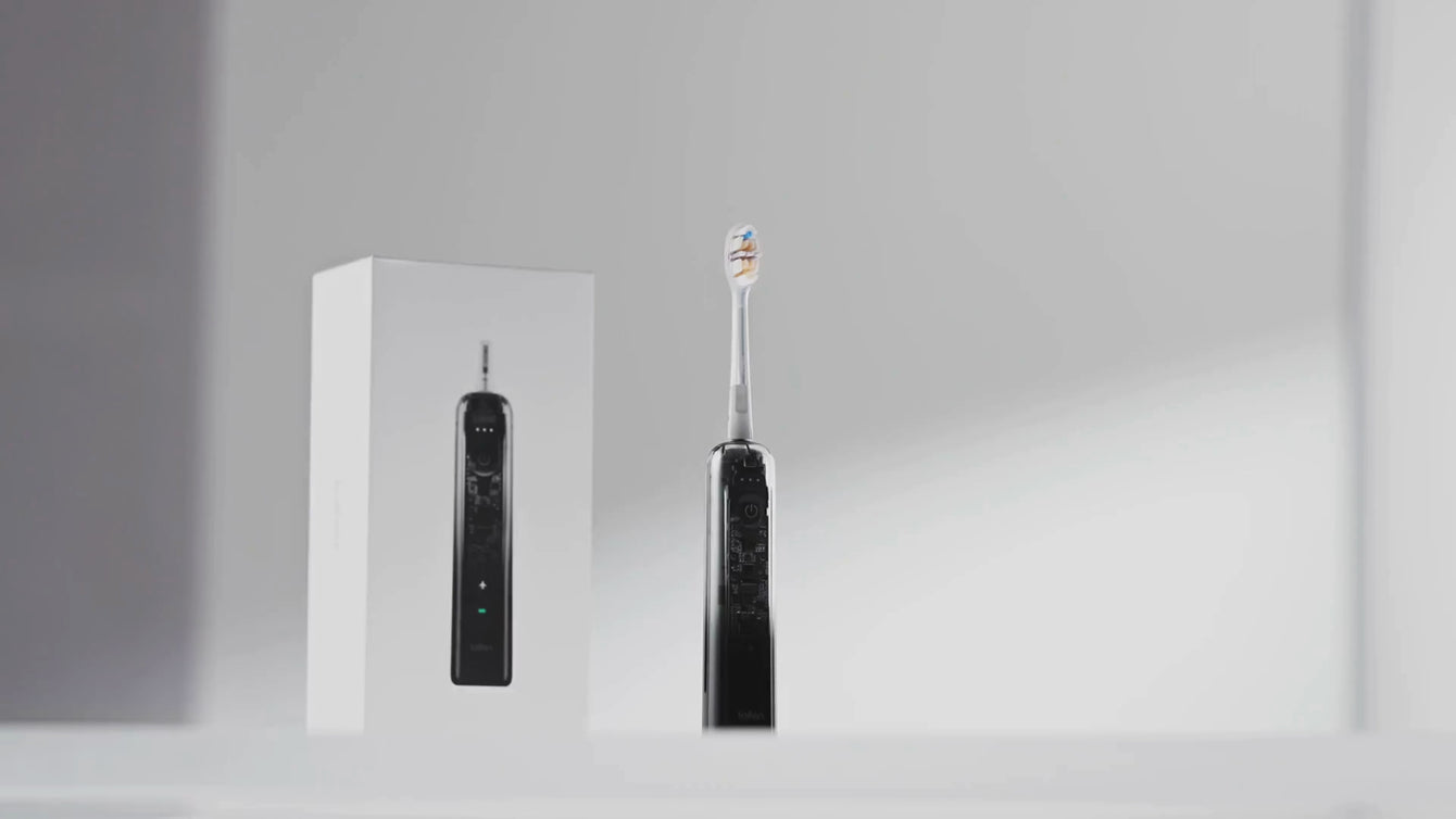 Laifen Wave Pro 電動牙刷使用方法與操作影片。示範如何解除飛行模式、切換強度與深層潔淨模式，並透過App自訂震動幅度。