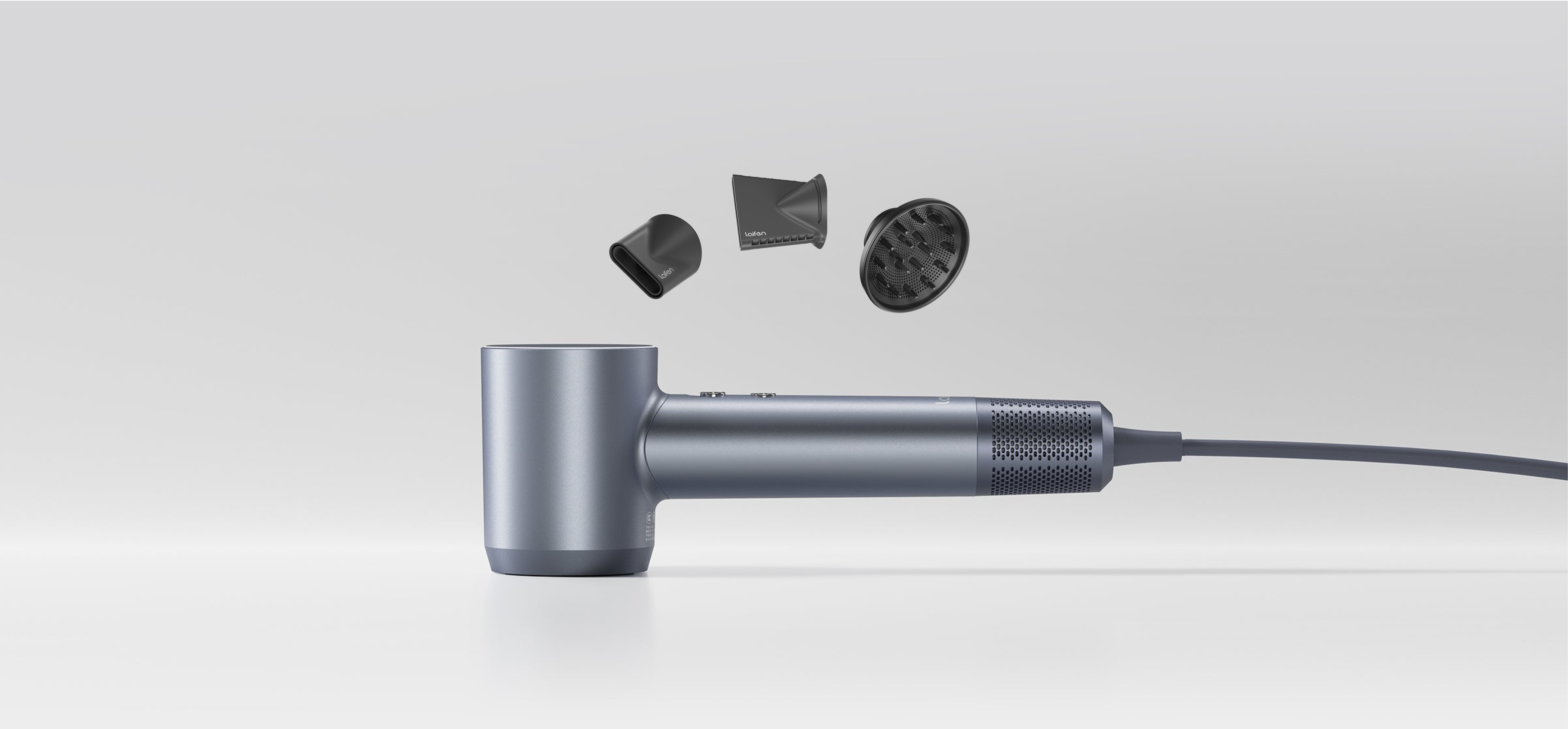 Laifen Swift Special Hair Dryer with three nozzles